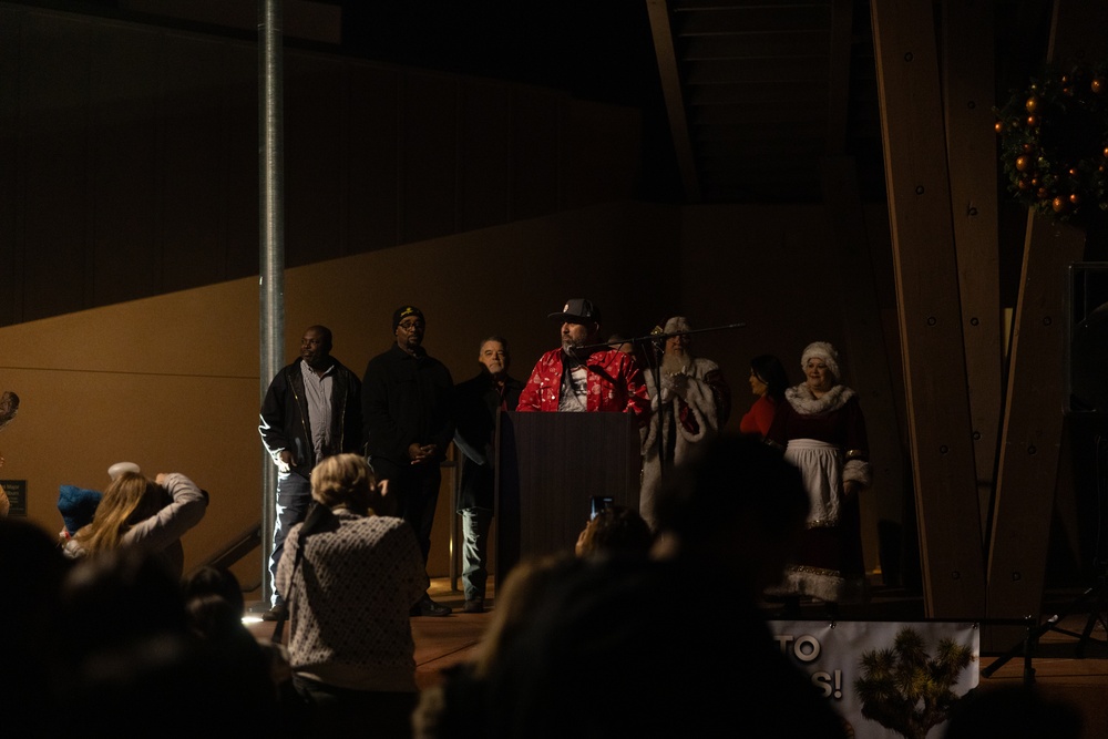 MCAGCC Marines participate in Twentynine Palms Holiday Light Parade