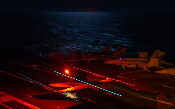 Abraham Lincoln conducts routine operations