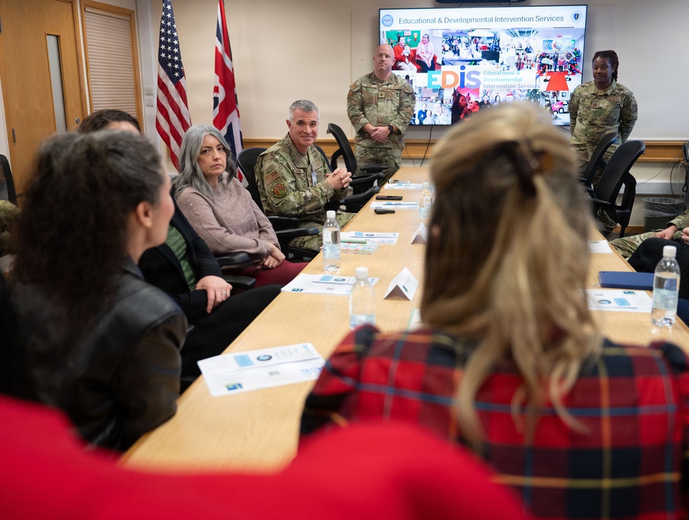 CSAF and CMSAF visit RAF Lakenheath, highlight mission priorities