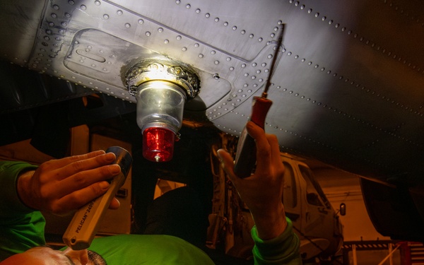 Abraham Lincoln conducts routine operations