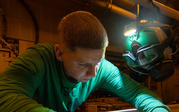 Abraham Lincoln conducts routine operations