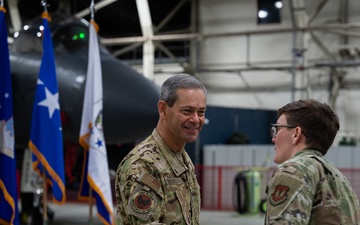 CSAF and CMSAF visit RAF Lakenheath, highlights mission priorities