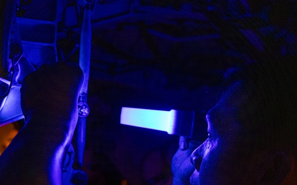 Abraham Lincoln conducts routine operations