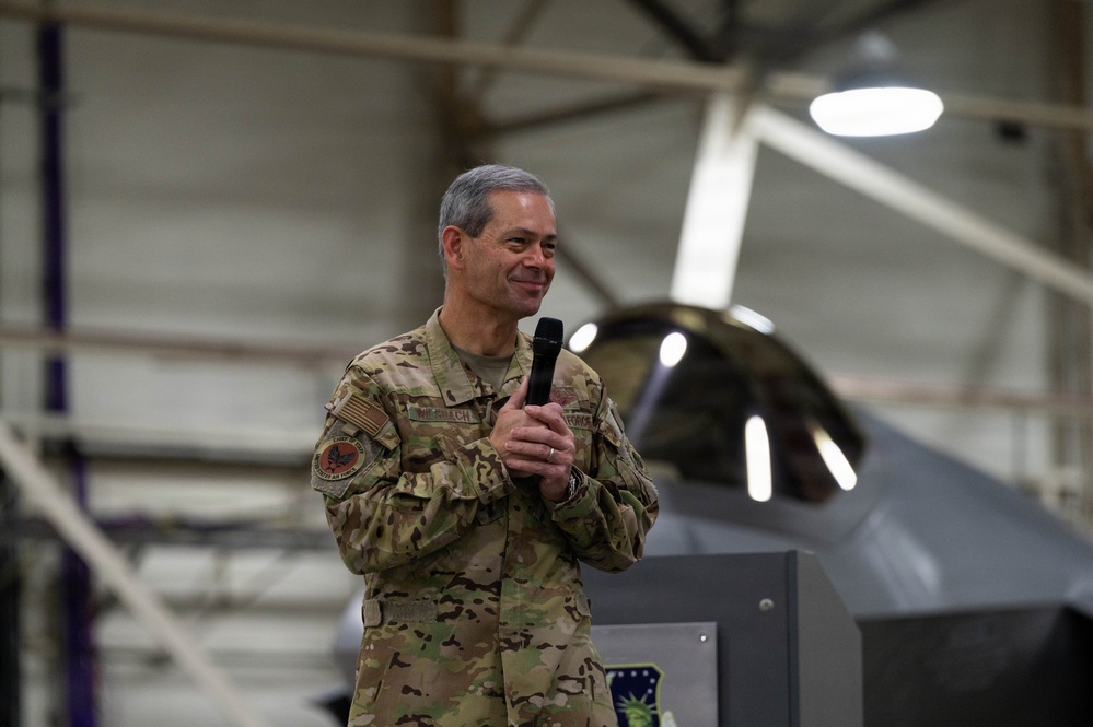 CSAF and CMSAF visit RAF Lakenheath, highlights mission priorities