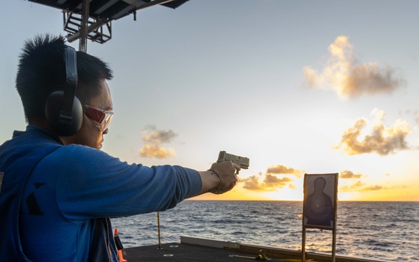 Abraham Lincoln conducts routine operations