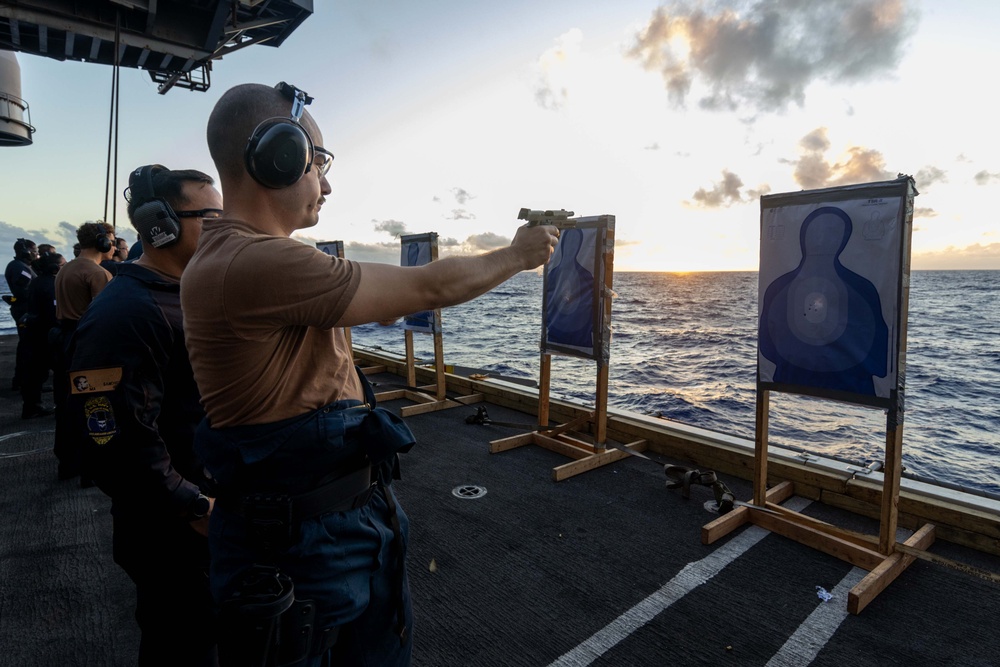 Abraham Lincoln conducts routine operations