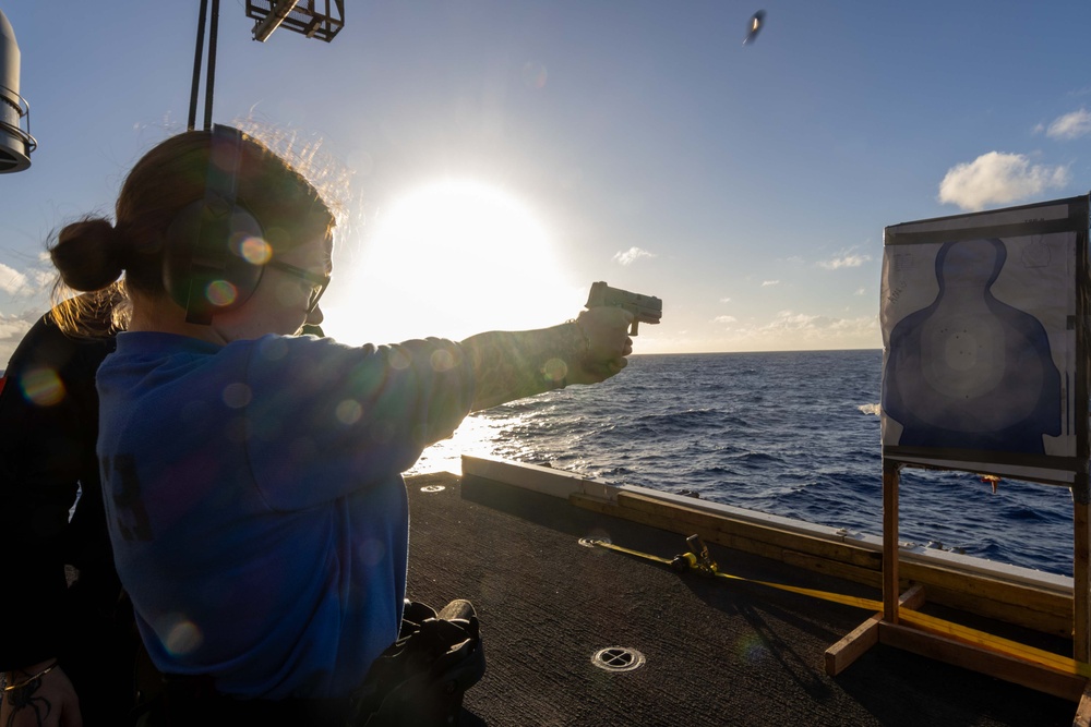 Abraham Lincoln conducts routine operations