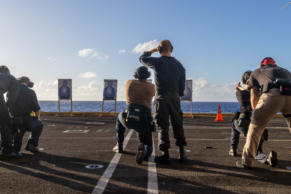 Abraham Lincoln conducts routine operations