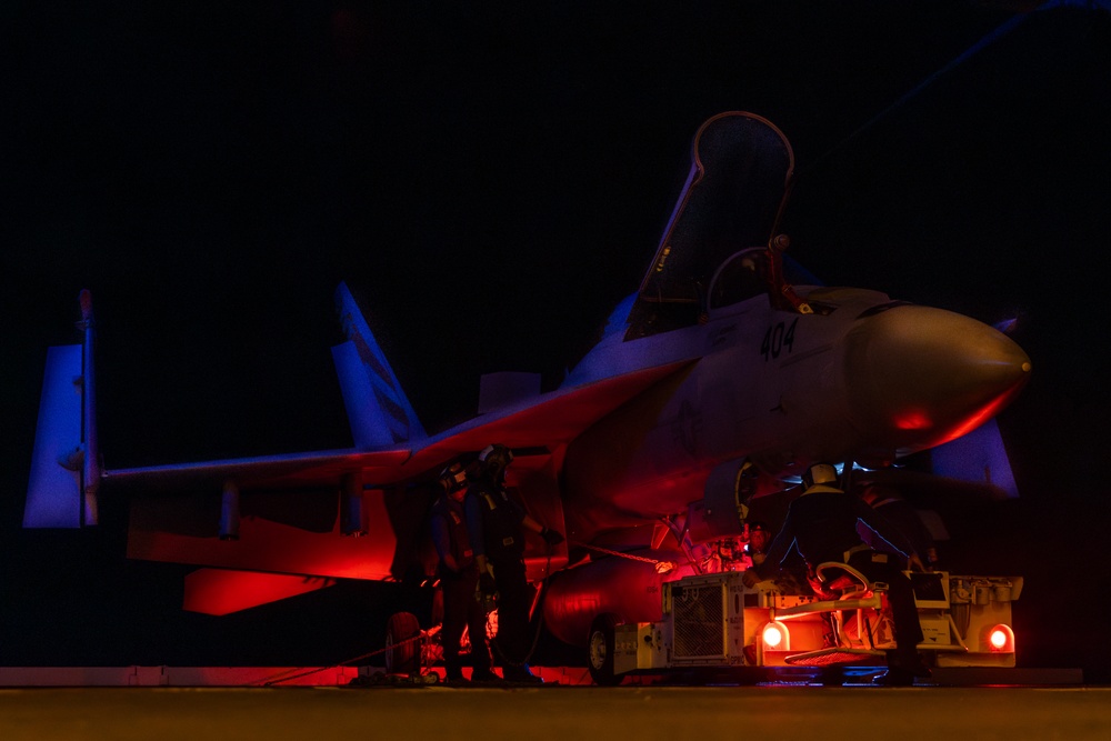 Abraham Lincoln conducts routine operations