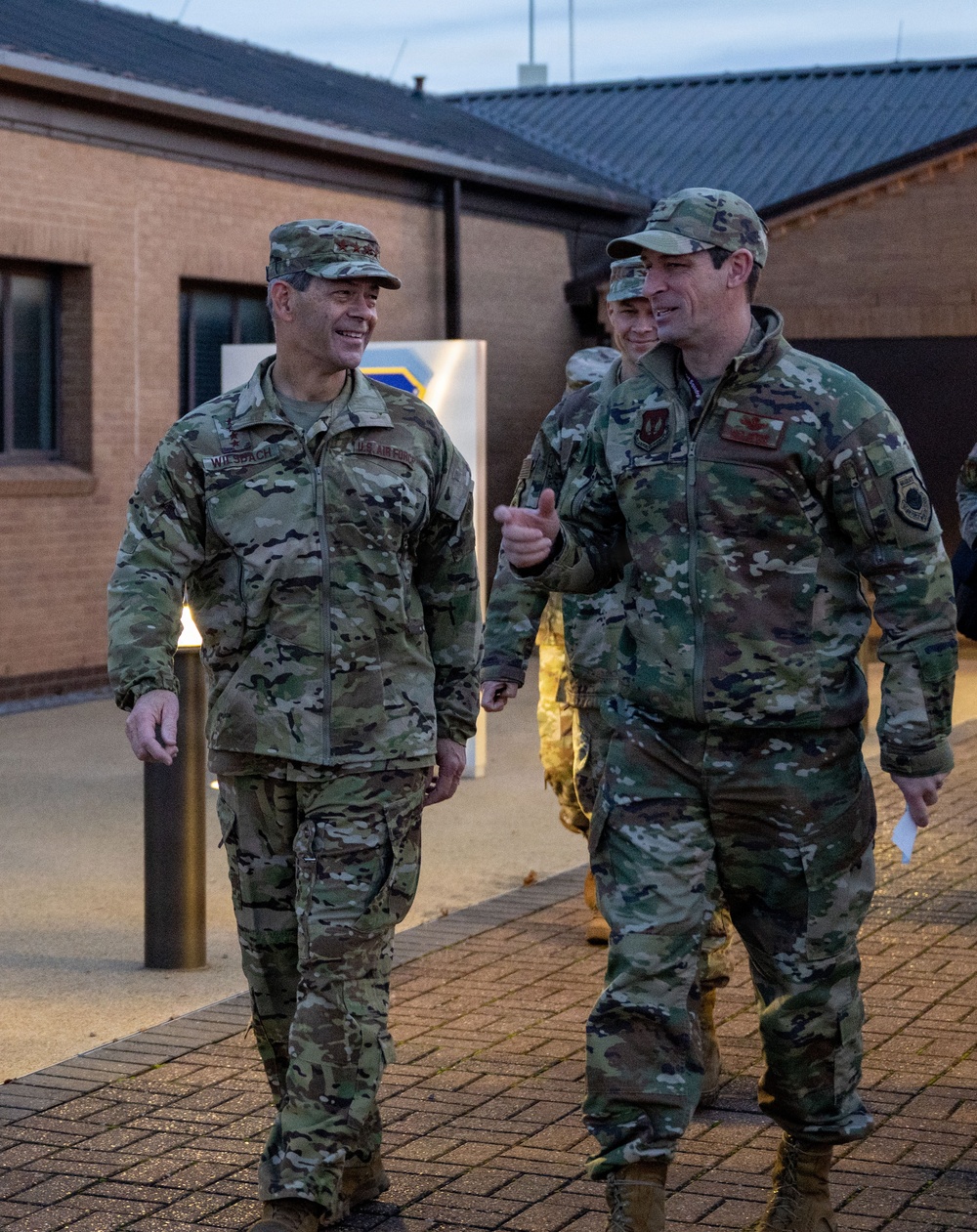 CSAF and CMSAF visit RAF Lakenheath, highlights mission priorities