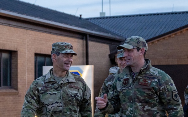 CSAF and CMSAF visit RAF Lakenheath, highlights mission priorities