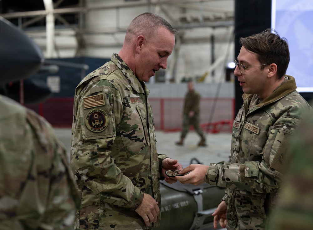 CSAF and CMSAF visit RAF Lakenheath, highlights mission priorities