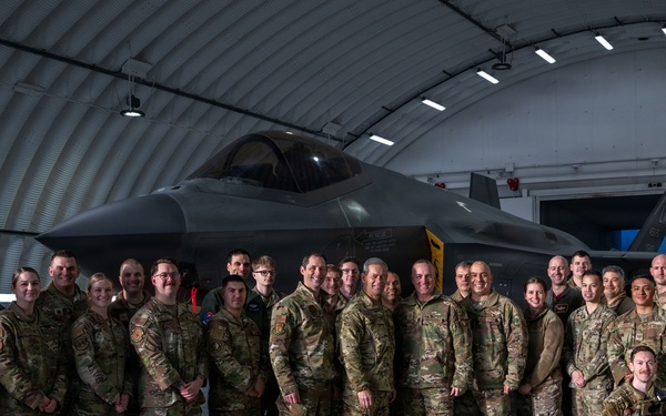 CSAF and CMSAF visit RAF Lakenheath, highlights mission priorities