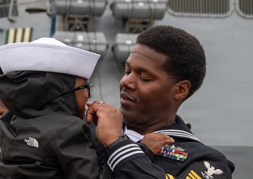 USS Gridley Returns To Naval Station Everett