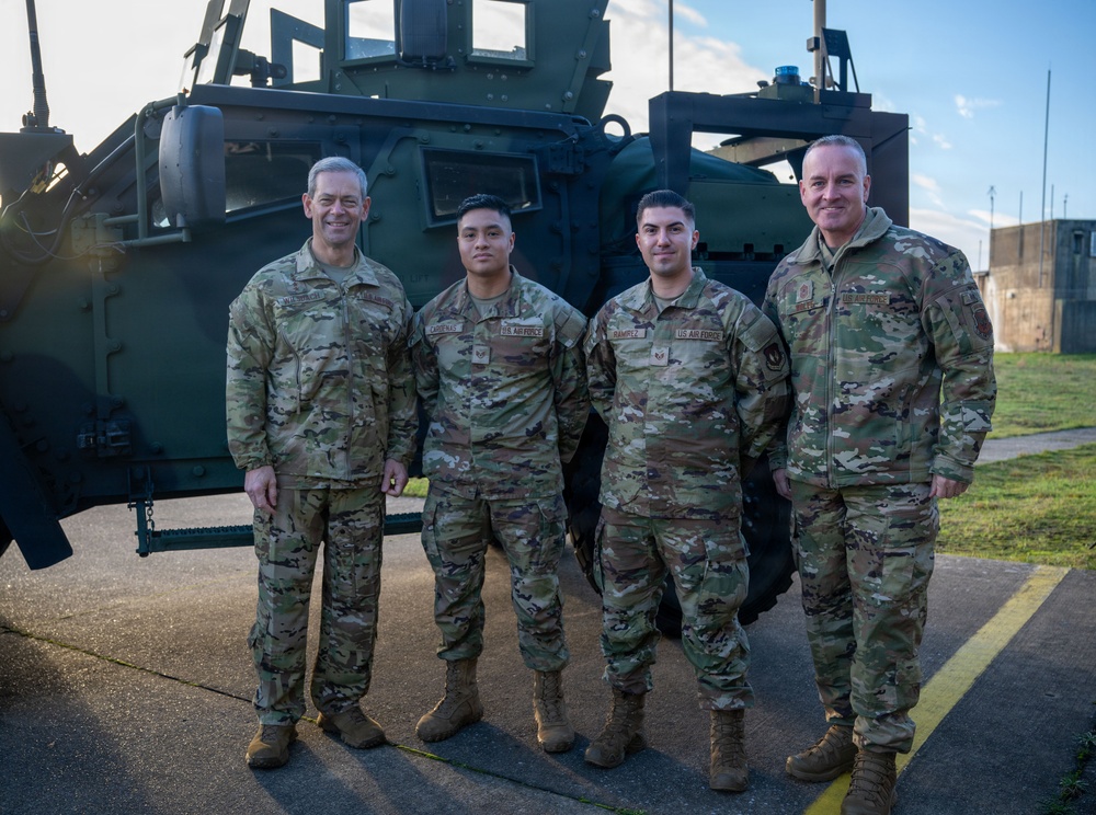 CSAF and CMSAF visit RAF Lakenheath, highlights mission priorities
