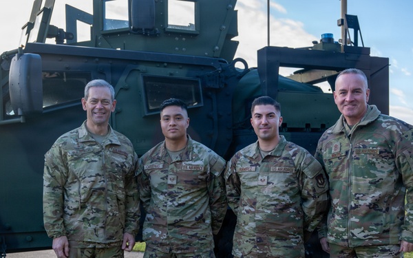 CSAF and CMSAF visit RAF Lakenheath, highlights mission priorities