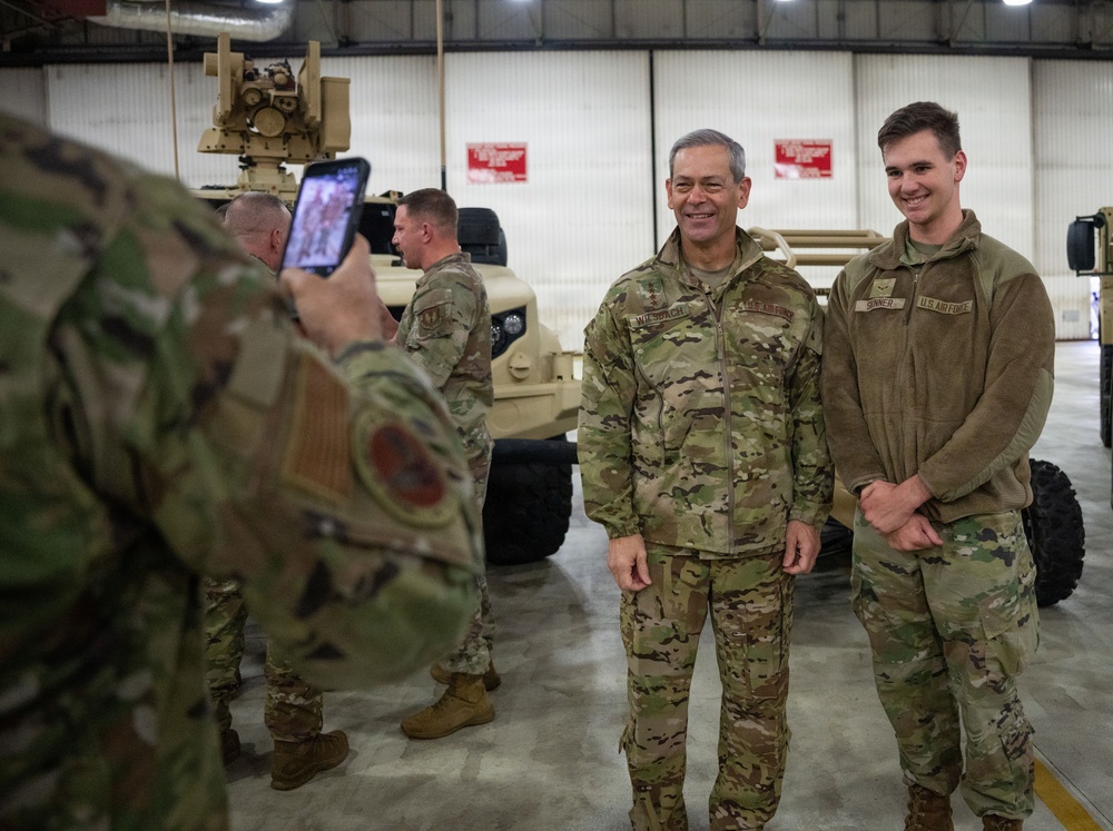 CSAF and CMSAF visit RAF Lakenheath, highlights mission priorities
