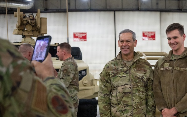 CSAF and CMSAF visit RAF Lakenheath, highlights mission priorities