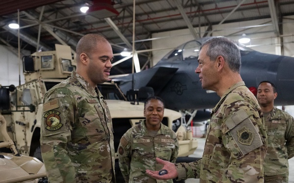 CSAF, CMSAF visit 48 FW, highlight mission priorities