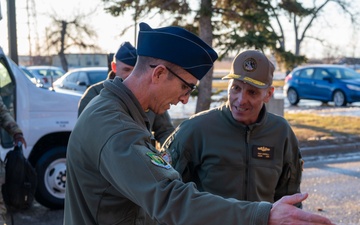 Team Minot showcases two legs of the nuclear triad to new U.S. Strategic Command leadership team