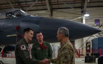 CSAF and CMSAF visit RAF Lakenheath, highlights mission priorities