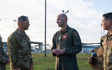 CSAF and CMSAF visit RAF Lakenheath, highlights mission priorities