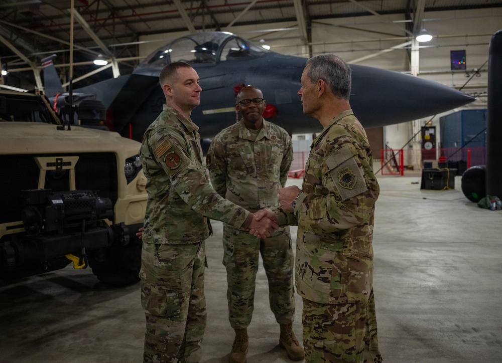 CSAF and CMSAF visit RAF Lakenheath, highlights mission priorities