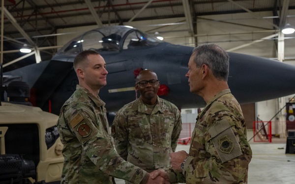 CSAF and CMSAF visit RAF Lakenheath, highlights mission priorities