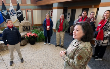 Wreaths Across America visit to AFMAO