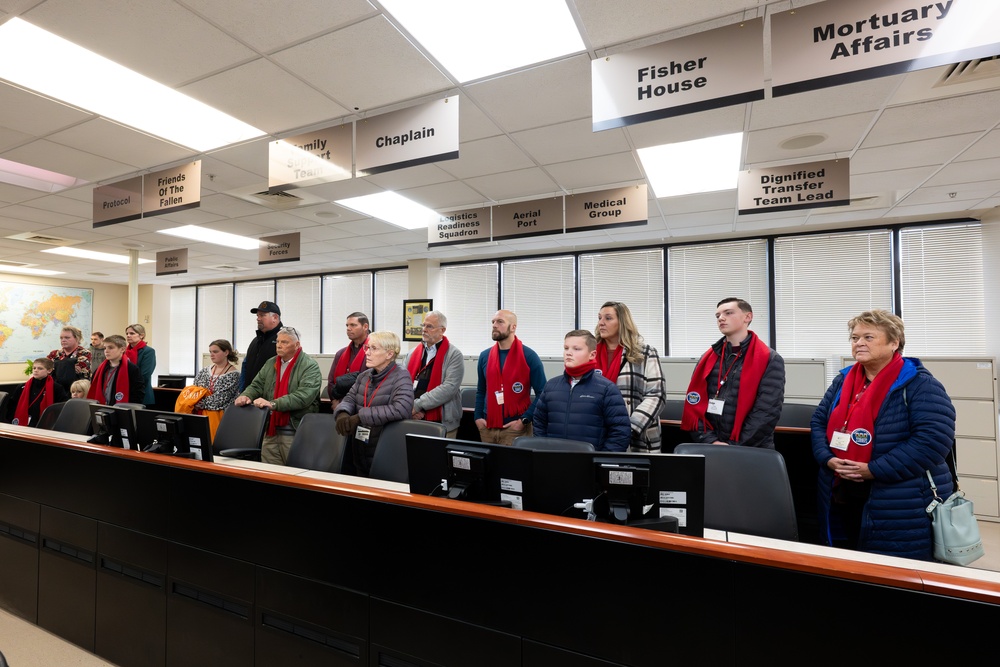 Wreaths Across America visit to AFMAO