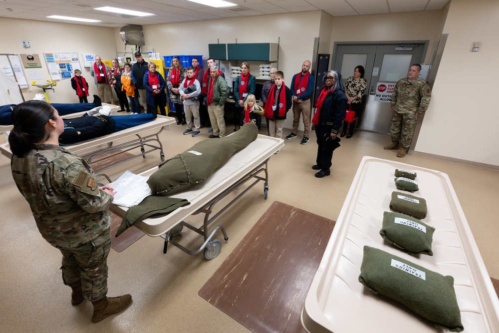 Wreaths Across America visit to AFMAO