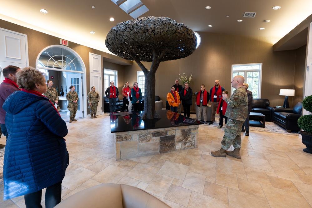 Wreaths Across America visit to AFMAO
