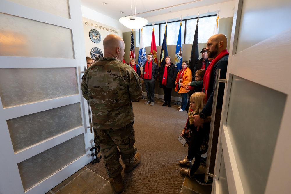 Wreaths Across America visit to AFMAO