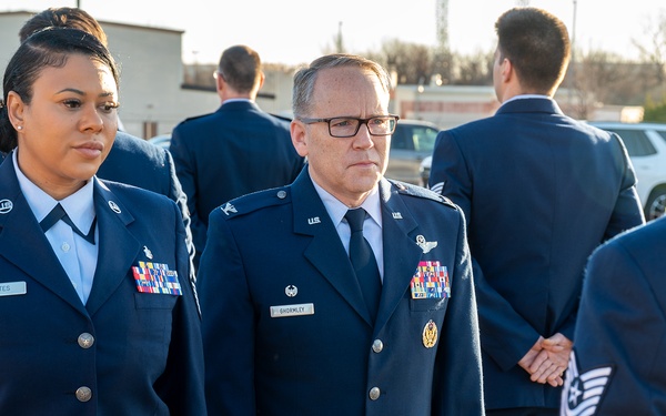 507th ARW conducts service dress inspection