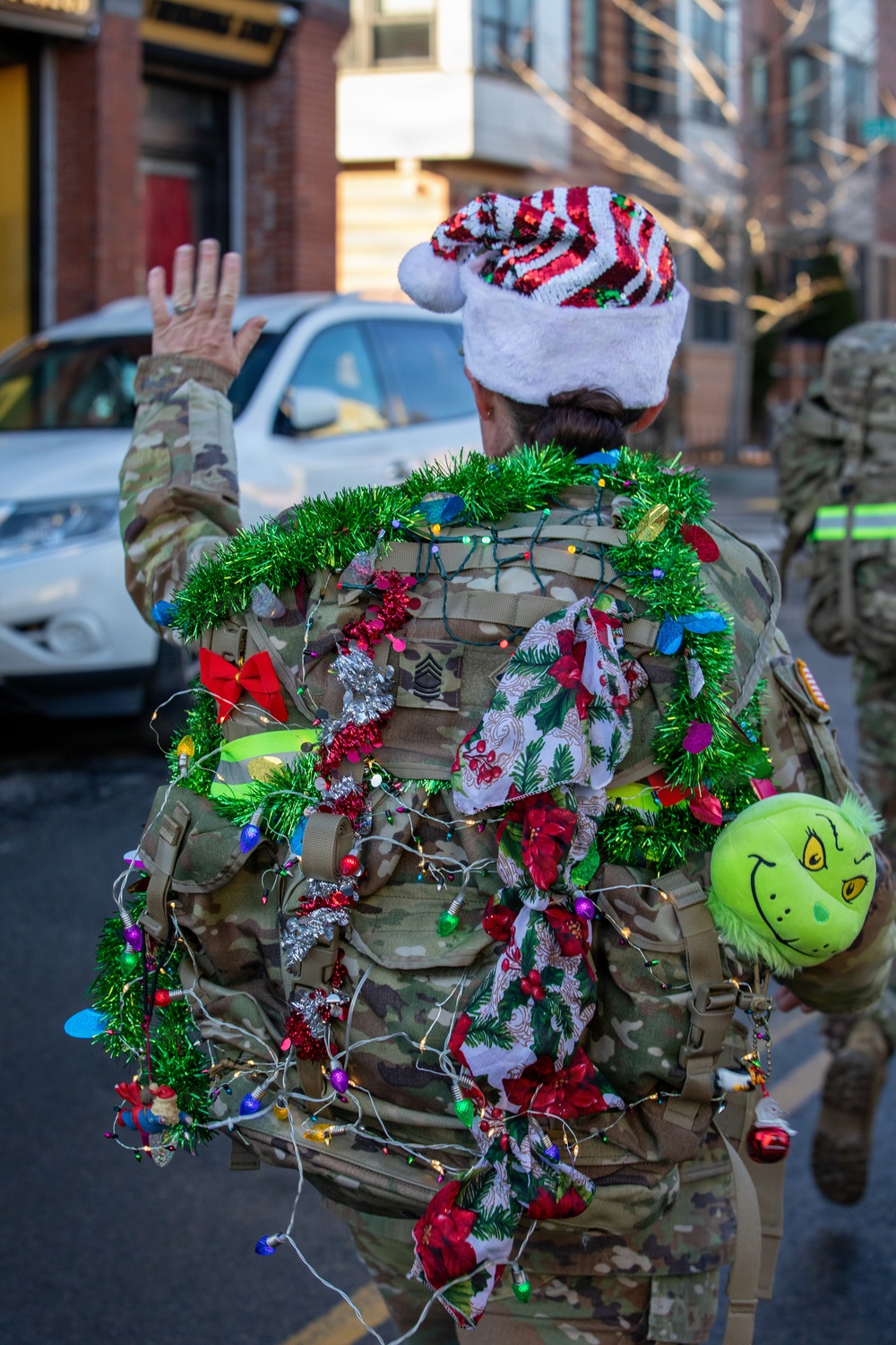 Mass Guardsmen Ruck for a Cause