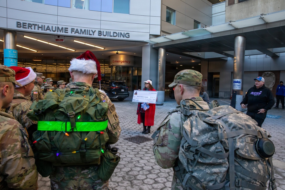 Mass Guardsmen Ruck for a Cause