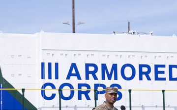 III Armored Corps All Electric Locomotive Unveiling