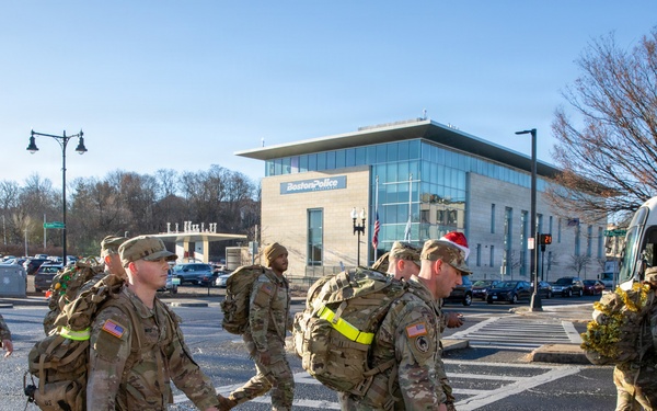 Mass Guardsmen Ruck for a Cause