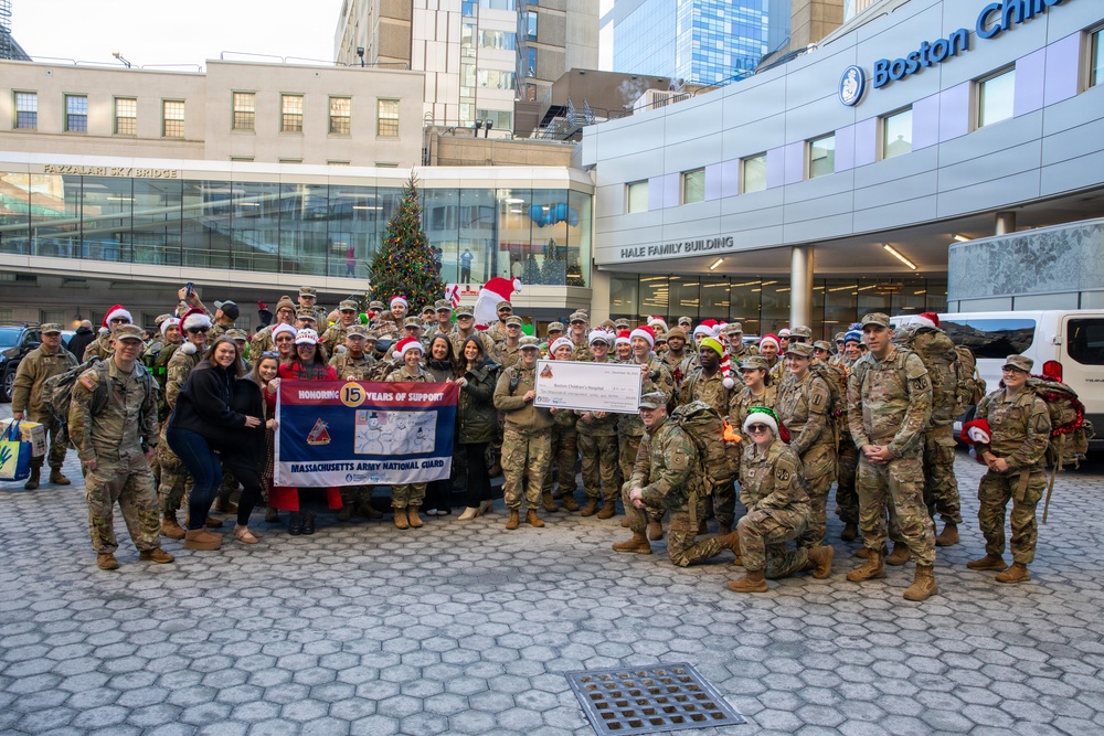 Mass Guardsmen Ruck for a Cause