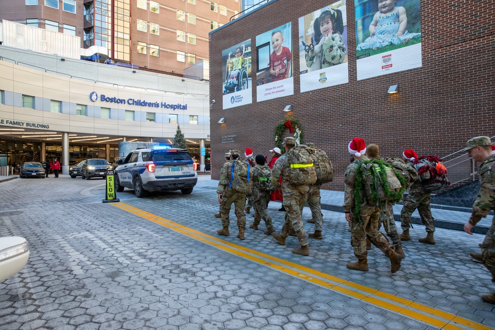 Mass Guardsmen Ruck for a Cause