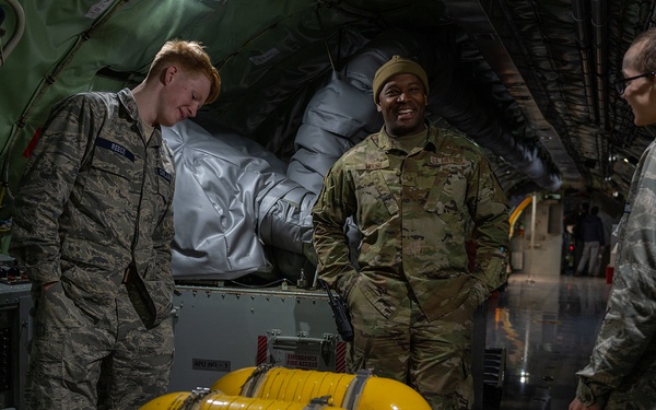 Civil Air Patrol students visit the 507th ARW