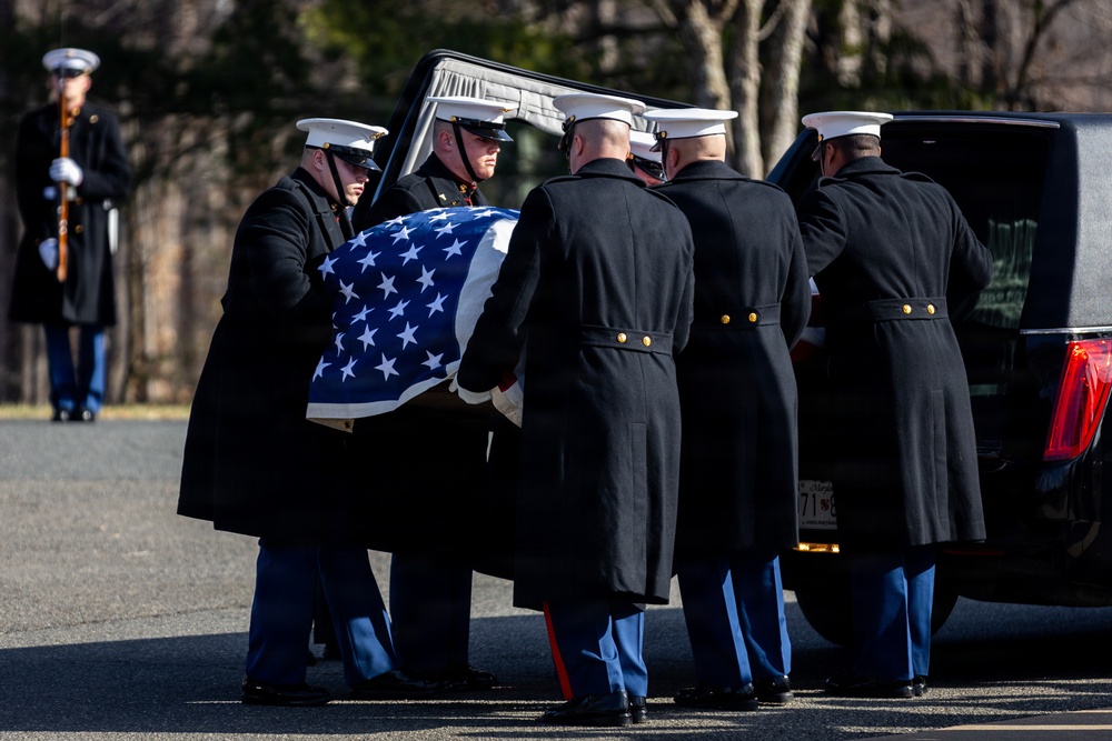 28th Assistant Commandant of the Marine Corps, Gen. Williams Funeral