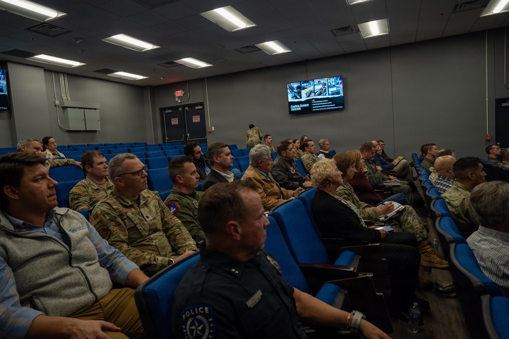 Dyess AFB hosts town hall for honorary commanders
