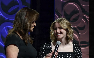 2025 AVCA Presents The Marine Battles Won Award and Speaks with AVCA Coashes