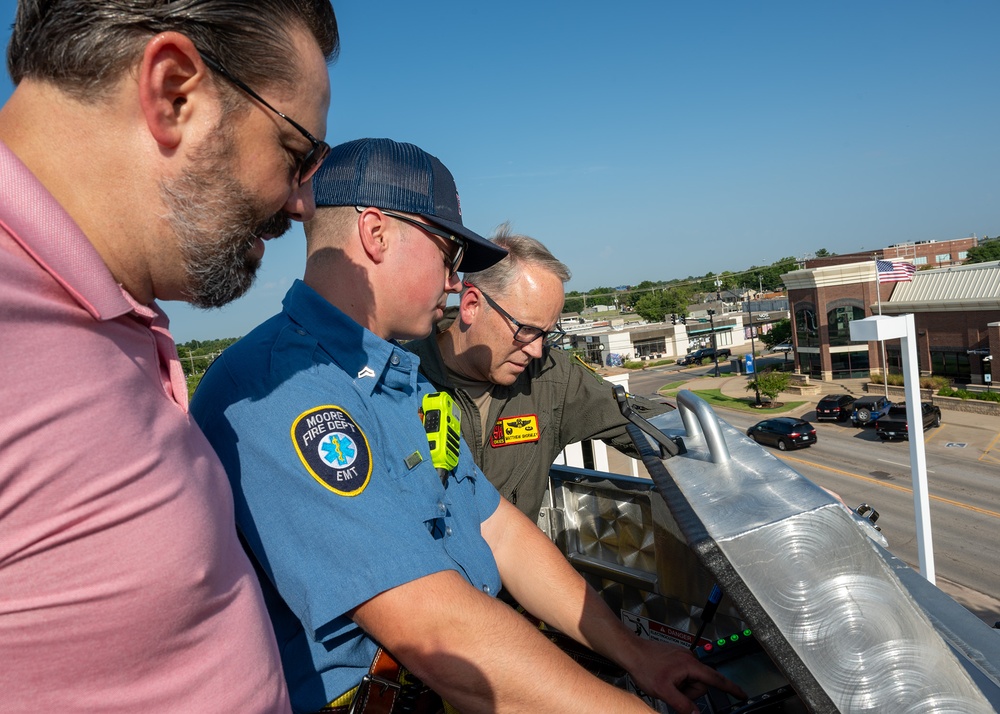 City of Moore immersion with 507th ARW