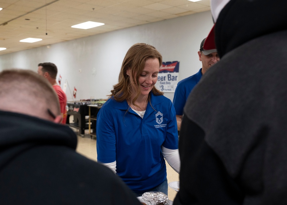 Operation Holiday Sprit hosts Air Force Reservists, Air National Guard members and families for holiday dinner