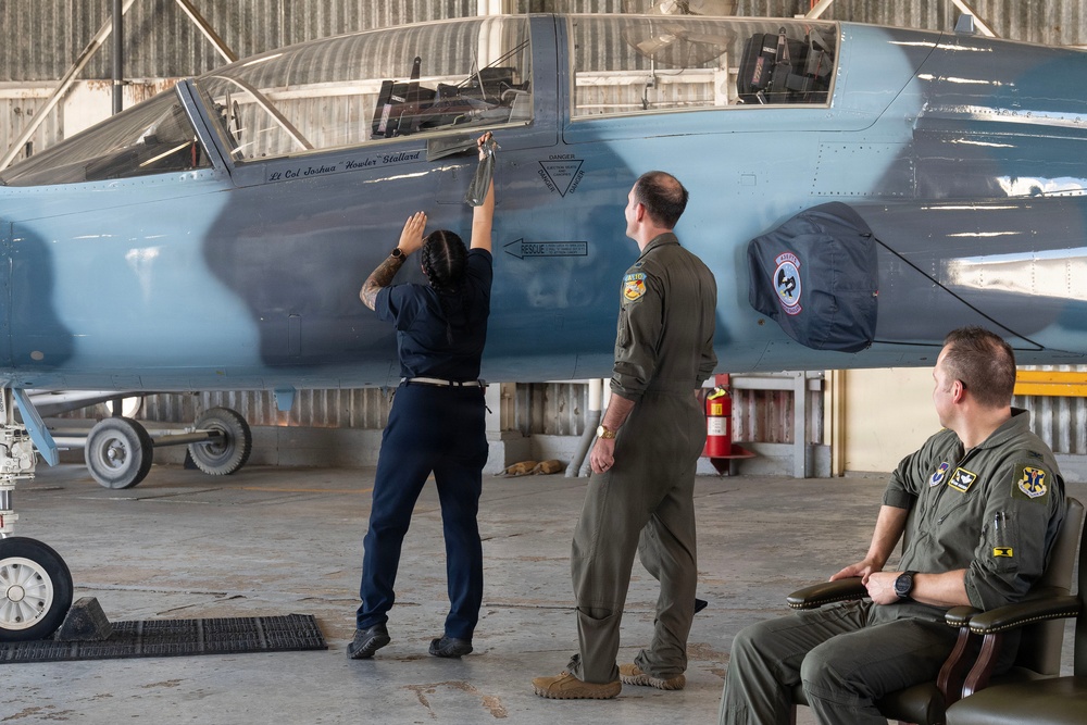 435th Fighter Training Squadon Change of Command Ceremony