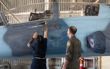 435th Fighter Training Squadon Change of Command Ceremony