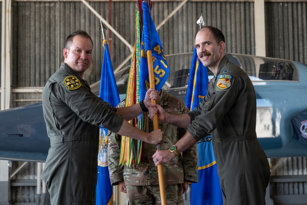 435th Fighter Training Squadon Change of Command Ceremony