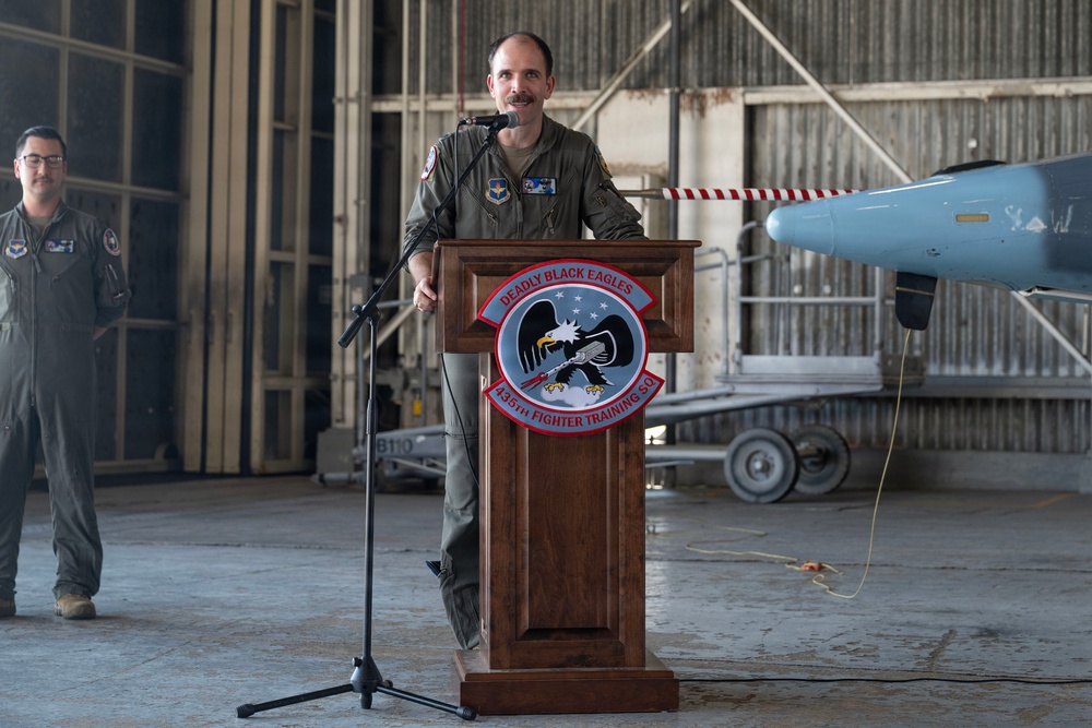 435th Fighter Training Squadon Change of Command Ceremony